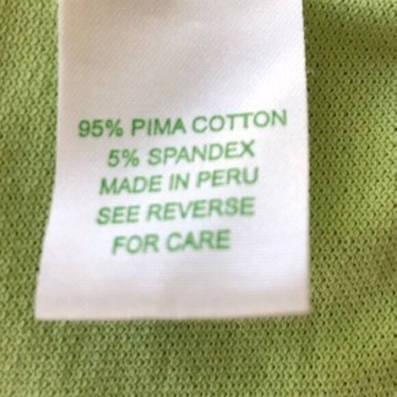 LILLY PULITZER Pique Polo Light Green Short Sleeve XS - Picture 12 of 16
